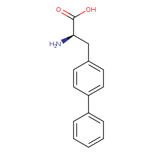 N[C@@H](C(=O)O)Cc1ccc(cc1)c1ccccc1