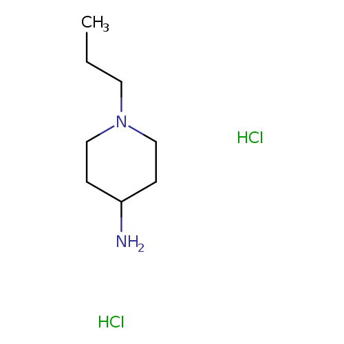 CCCN1CCC(CC1)N.Cl.Cl