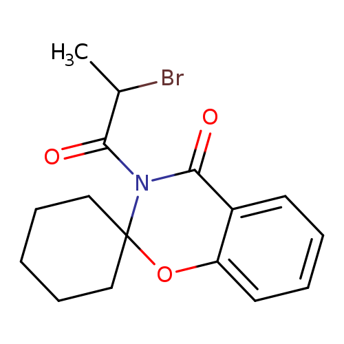 CC(C(=O)N1C(=O)c2ccccc2OC21CCCCC2)Br