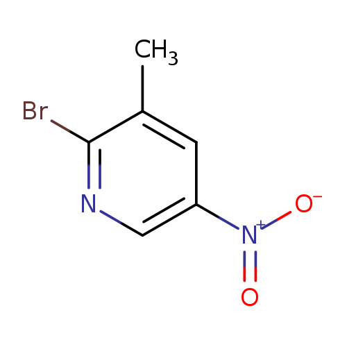 [O-][N+](=O)c1cnc(c(c1)C)Br