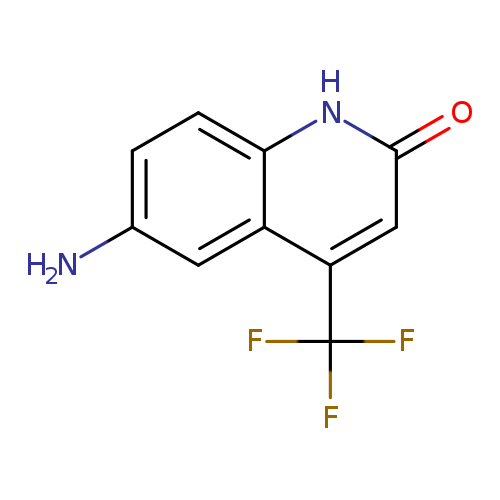 Nc1ccc2c(c1)c(cc(=O)[nH]2)C(F)(F)F