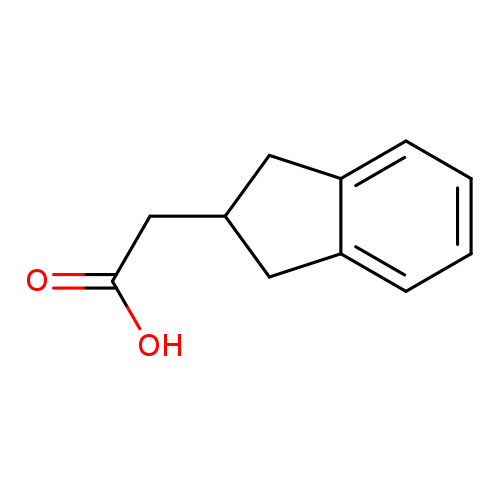 OC(=O)CC1Cc2c(C1)cccc2