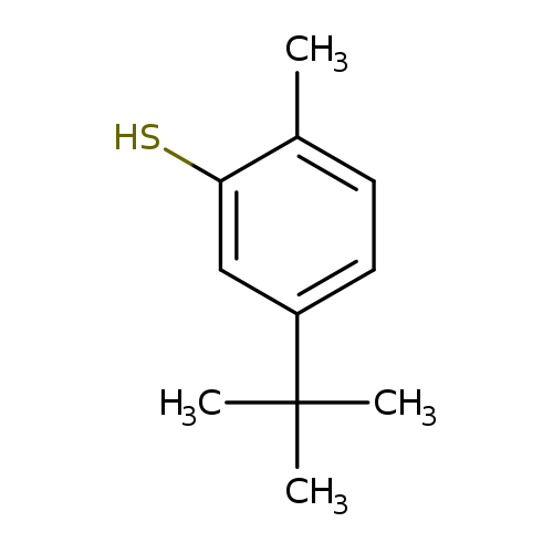 Cc1ccc(cc1S)C(C)(C)C