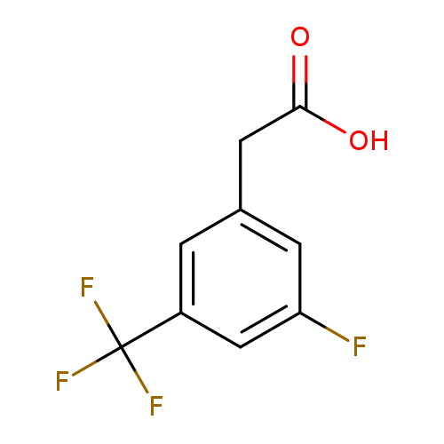 OC(=O)Cc1cc(F)cc(c1)C(F)(F)F