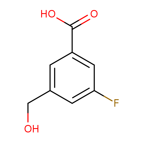 OCc1cc(F)cc(c1)C(=O)O