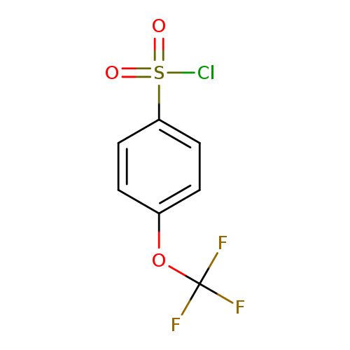 FC(Oc1ccc(cc1)S(=O)(=O)Cl)(F)F