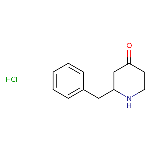 O=C1CCNC(C1)Cc1ccccc1.Cl