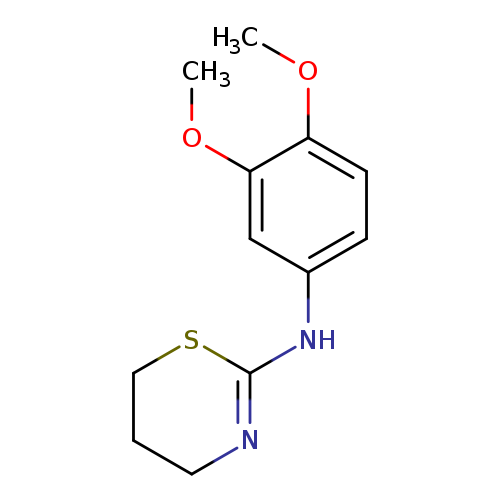 COc1cc(ccc1OC)NC1=NCCCS1