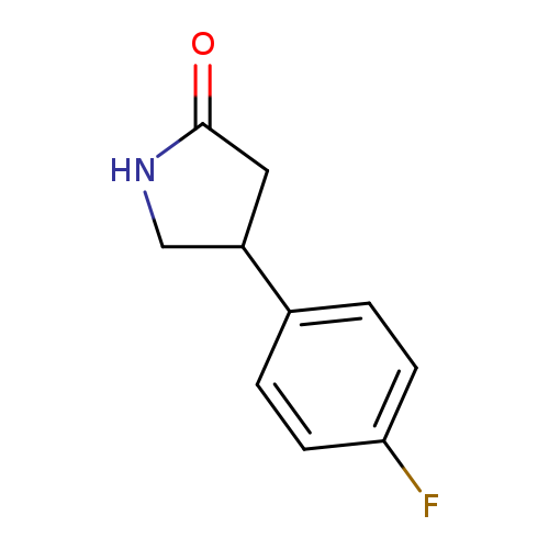 O=C1NCC(C1)c1ccc(cc1)F