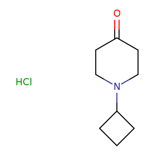 O=C1CCN(CC1)C1CCC1.Cl