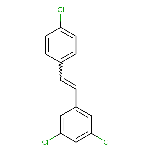 Clc1ccc(cc1)C=Cc1cc(Cl)cc(c1)Cl