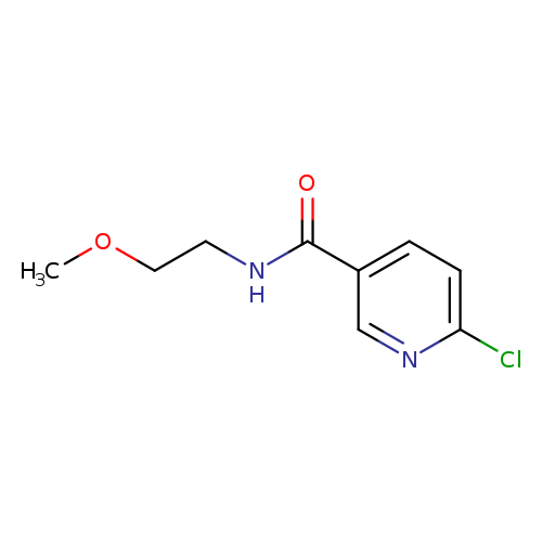 COCCNC(=O)c1ccc(nc1)Cl