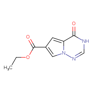 CCOC(=O)c1cn2c(c1)c(=O)[nH]cn2