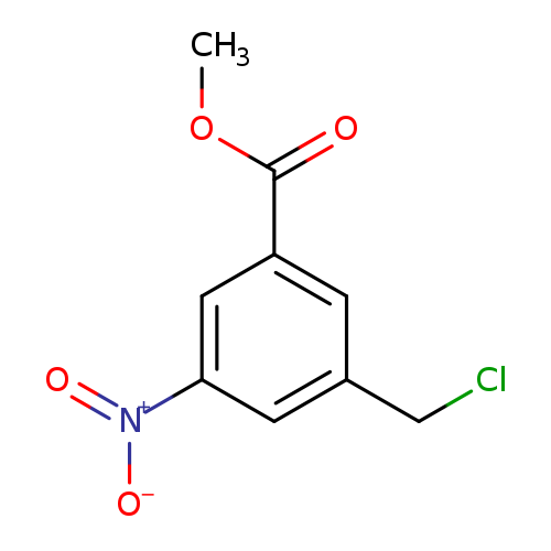 ClCc1cc(cc(c1)[N+](=O)[O-])C(=O)OC