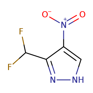 FC(c1n[nH]cc1[N+](=O)[O-])F