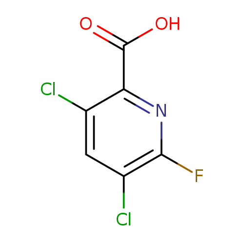 OC(=O)c1nc(F)c(cc1Cl)Cl