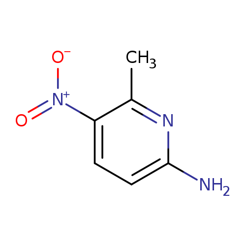 [O-][N+](=O)c1ccc(nc1C)N