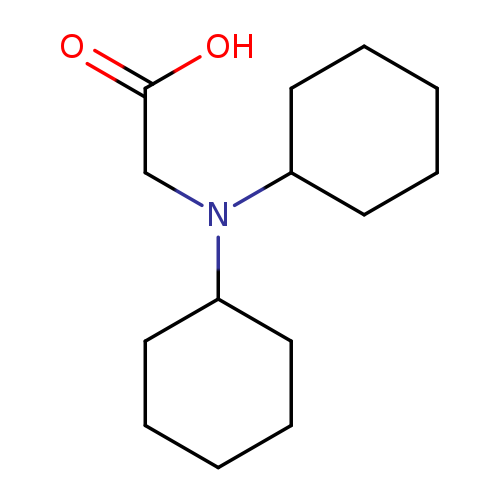 OC(=O)CN(C1CCCCC1)C1CCCCC1