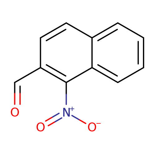 O=Cc1ccc2c(c1[N+](=O)[O-])cccc2