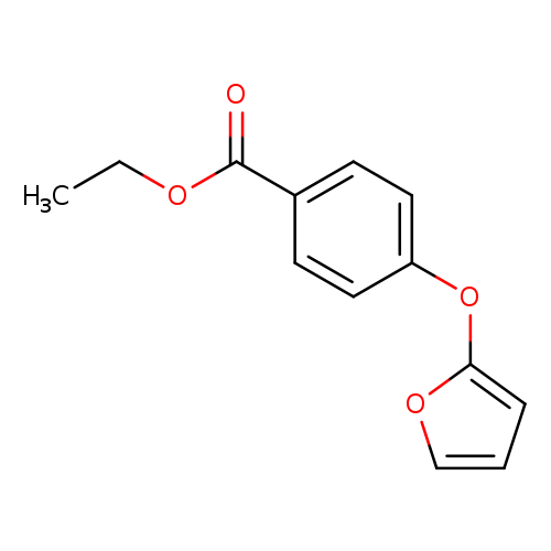 CCOC(=O)c1ccc(cc1)Oc1ccco1