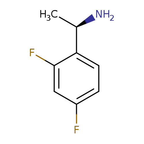 Fc1ccc(c(c1)F)[C@H](N)C