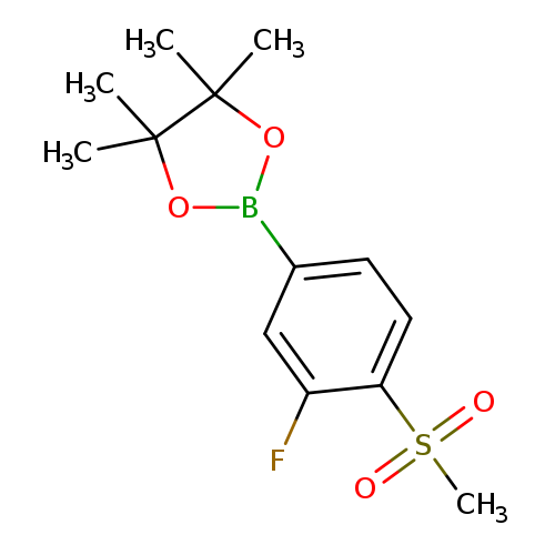 Fc1cc(ccc1S(=O)(=O)C)B1OC(C(O1)(C)C)(C)C