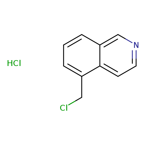 ClCc1cccc2c1ccnc2.Cl