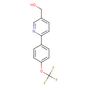 OCc1ccc(nc1)c1ccc(cc1)OC(F)(F)F