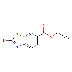 CCOC(=O)c1ccc2c(c1)sc(n2)Br
