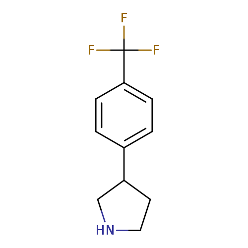 FC(c1ccc(cc1)C1CNCC1)(F)F