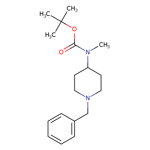 O=C(N(C1CCN(CC1)Cc1ccccc1)C)OC(C)(C)C