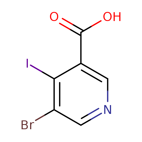OC(=O)c1cncc(c1I)Br