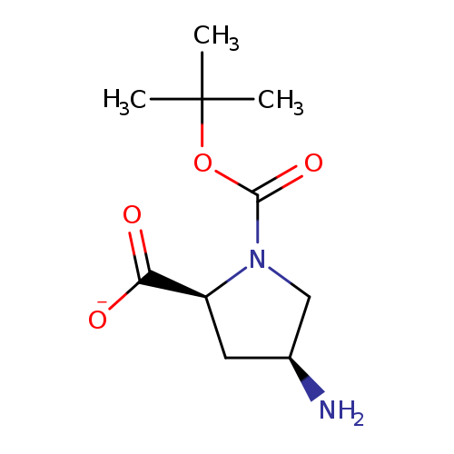 N[C@H]1C[C@H](N(C1)C(=O)OC(C)(C)C)C(=O)[O-]