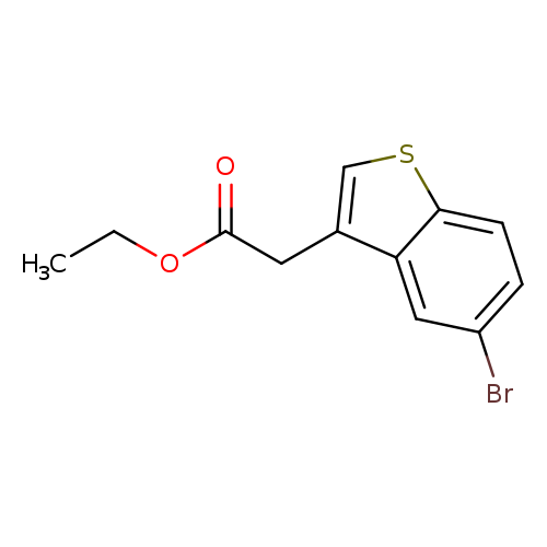 CCOC(=O)Cc1csc2c1cc(Br)cc2
