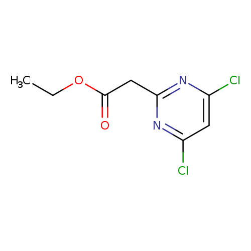 CCOC(=O)Cc1nc(Cl)cc(n1)Cl