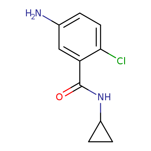 O=C(c1cc(N)ccc1Cl)NC1CC1