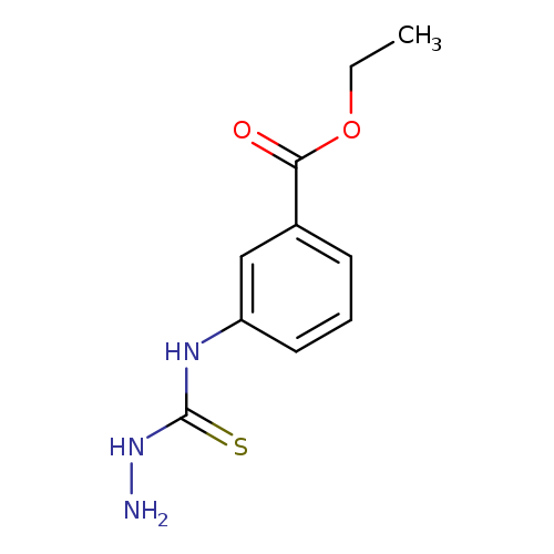 CCOC(=O)c1cccc(c1)NC(=S)NN