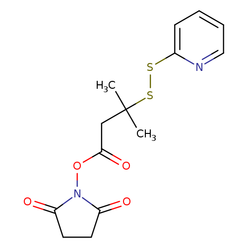 O=C(CC(SSc1ccccn1)(C)C)ON1C(=O)CCC1=O