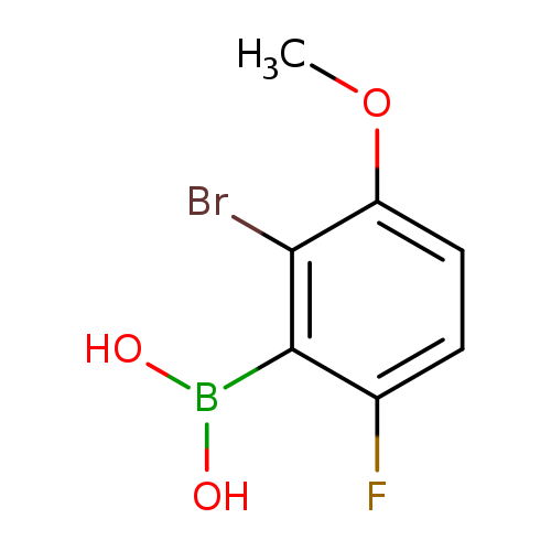 COc1ccc(c(c1Br)B(O)O)F