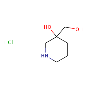 OCC1(O)CCCNC1.Cl