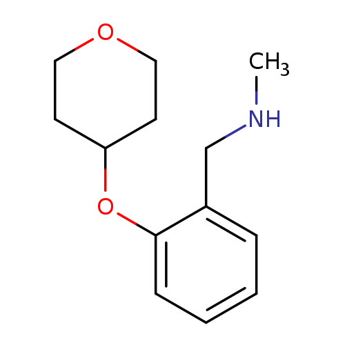 CNCc1ccccc1OC1CCOCC1