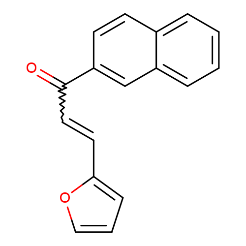 O=C(c1ccc2c(c1)cccc2)C=Cc1ccco1