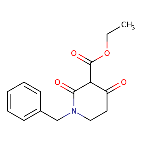 CCOC(=O)C1C(=O)CCN(C1=O)Cc1ccccc1