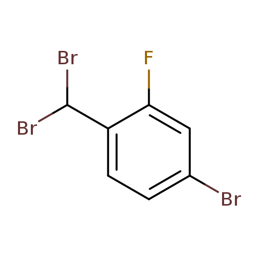 Brc1ccc(c(c1)F)C(Br)Br