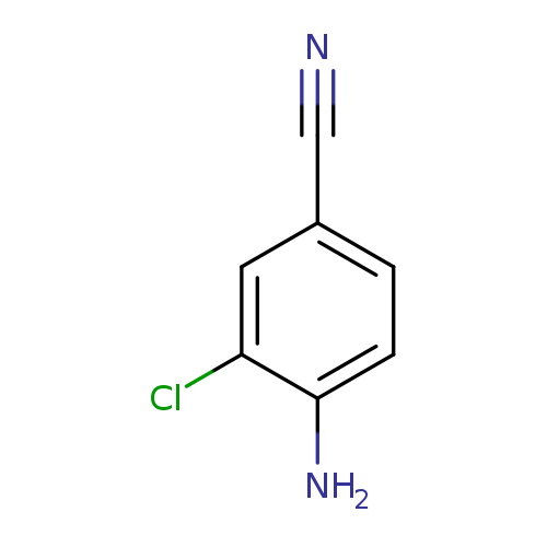 N#Cc1ccc(c(c1)Cl)N