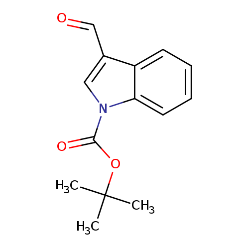 O=Cc1cn(c2c1cccc2)C(=O)OC(C)(C)C