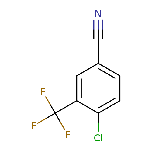 N#Cc1ccc(c(c1)C(F)(F)F)Cl