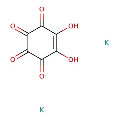 OC1=C(O)C(=O)C(=O)C(=O)C1=O.[K].[K]