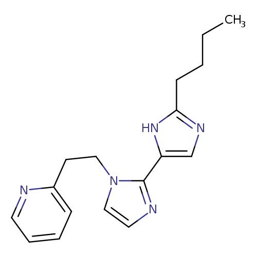 CCCCc1ncc([nH]1)c1nccn1CCc1ccccn1