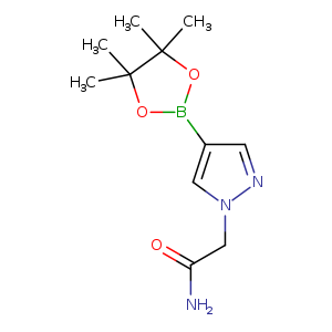 NC(=O)Cn1ncc(c1)B1OC(C(O1)(C)C)(C)C